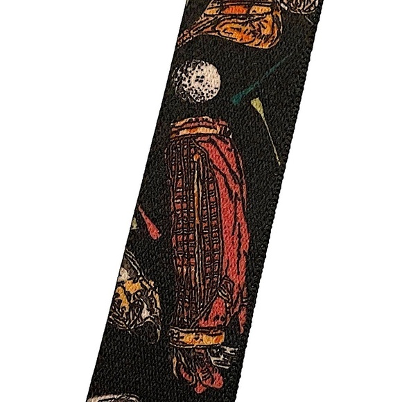 PELICAN USA Golf Motif Elasticized Button On Braces Suspenders - Picture 3 of 8